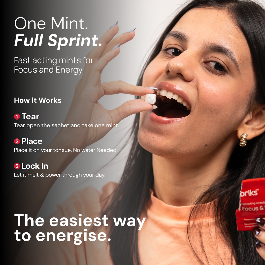 Focus & Energy Mints - 48 Mints | Sachet Box